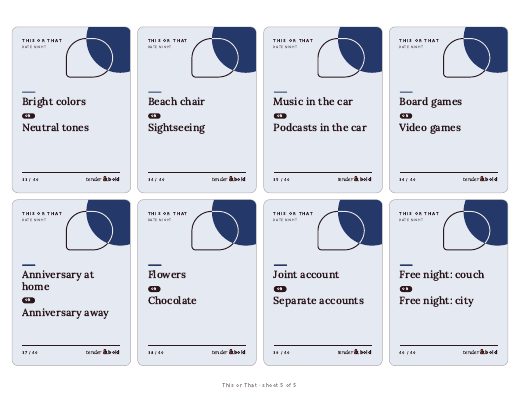 Inside page preview of Date Night Game Pack