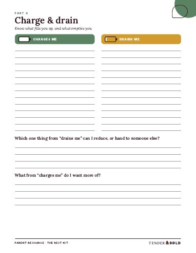 Inside page preview of Parent Recharge